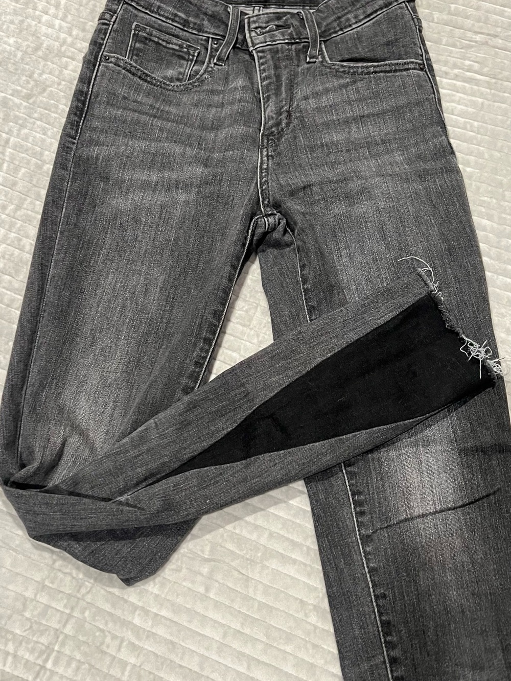 Levi's Women's Washed Black Skinny Jeans